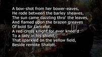 The Lady of Shalott ~ poem with text - YouTube
