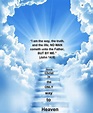 Jesus is the only way to Heaven | Way to heaven, God the father, Jesus ...