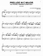 Prelude In C Major Sheet Music | Johann Sebastian Bach | Piano Duet