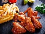 Chicken Wings & Chips - Sizzling Lounge