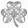 Shamrock Coloring Pages Archives - 101 Coloring