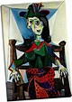 Pablo Picasso Dora Maar Au Chat Impression sur toile Grand format 30 x ...