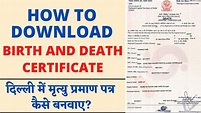 How to Download Death and Birth certificate? | How to Apply Online ...
