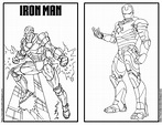 Mamá Decoradora: Librito para colorear de Iron Man