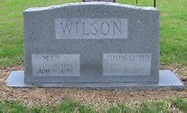 Dr John G. Wilson (1867-1959): homenaje de Find a Grave