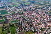 Luftaufnahme Lambsheim - Ortsansicht in Lambsheim im Bundesland ...