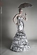 Tin Foil Gown-- so Project Runway! Love! | Vestido reciclado, Vestido ...
