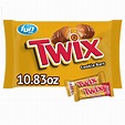 TWIX, Caramel Fun Size Chocolate Cookie Candy Bar, 10.83 Oz Bag ...
