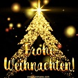 Frohe Weihnachten GIF - Merry Christmas in German | Funimada.com