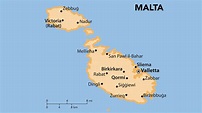 Malta Mapa Europa
