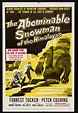 THE ABOMINABLE SNOWMAN (1957) Hammer Horror Original US One Sheet Film ...
