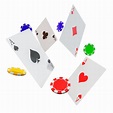 cartas de casino y fichas elementos de diseño 3d 8854578 PNG