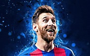 Download FC Barcelona Soccer Lionel Messi Sports HD Wallpaper