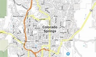 Printable Map Of Colorado Springs - Printable Word Searches