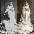 Princesa Elisabeth de Sajonia-Altenburgo. Gran Duquesa Elisabeth Markievna. En el dia de su boda ...
