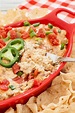 Rotel Dip with Cream Cheese and Ground Beef - Dip Recipe Creations