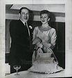 1955 Press Photo Actress Nancy Kelly Theatre Executive Warren Caro Wed ...