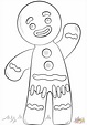 Gingerbread Man Drawing, Gingerbread Man Coloring Page, Gingerbread Man ...