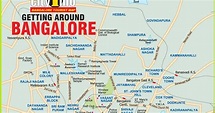 BANGALORE CITY MAP | BANGALORE TOURISM MAP | BENGALURU TOURIST MAP ...