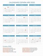 Calendario 2020 GRATIS para Descargar e Imprimir | Días Festivos 2020 ...
