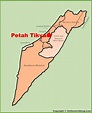 Petah Tikva Maps | Israel | Maps of Petah Tikva