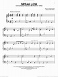 Speak Low, (easy) sheet music for piano solo (PDF-interactive)