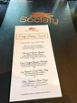 Menu at Society pub & bar, Fort Myers