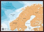 Map of Norway - Guide of the World