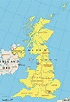 Landkarten download -> Landkarte Vereinigtes Königreich, Irland, Wales ...