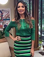 Patrícia Poeta arrasa com look em tons de verde no 'É de Casa' | É de ...