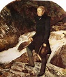 John Ruskin painted by the Pre-Raphaelite artist John Everett Millais ...