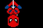 spiderman pixel art : +31 Idées et designs pour vous inspirer en images