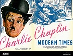 MODERN TIMES - Movie Poster - Directed by Charlie Chaplin - United ...