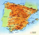 Carte de l'Espagne avec les régions : page 2