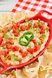 Rotel Dip with Cream Cheese and Ground Beef - Dip Recipe Creations