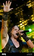 Eric Adams, lead singer of heavy metall band Manowar, sings during a ...