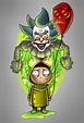 Rick and Morty x Pennywise | Rick and morty drawing, Rick and morty ...