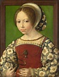 A Young Princess Dorothea of Denmark Painting by Jan Gossaert - Pixels