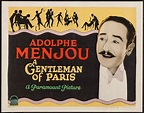 A Gentleman of Paris (Paramount, 1927). Half Sheet (22 | Gentleman ...