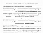MODELLO contratto preliminare di vendita di immobile - Avv. Cosimo ...