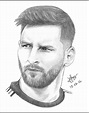 Cómo dibujar A Messi 】 Paso a Paso Muy Fácil 2024 - Dibuja Fácil