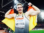 Olympische Spiele Johannes Vetter D Weltmeister im Speerwerfen 2017 in ...