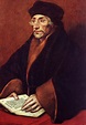 Portrait of Desiderius Erasmus - Hans Holbein the Younger - WikiArt.org ...