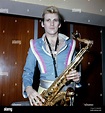ROXY MUSIC UK pop group about 1972 with Andy Mackay Stock Photo - Alamy