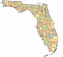 Lista 90+ Foto Mapa De Florida Y Sus Condados Cena Hermosa