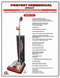 Perfect P101 12-Inch Upright Vacuum - Discount Vacs