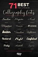 71 Of The Best Calligraphy Fonts (Free & Premium) | Lettering Daily