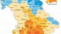 Landkreise Bayern Karte | Karte