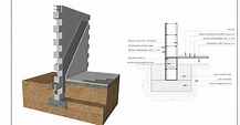 Detalles constructivos CAD: Detalla cimentación zapata corrida para ...