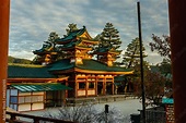 Heian-jingu Shrine, a Shinto shrine located in Sakyō-ku, Kyoto, Japan ...